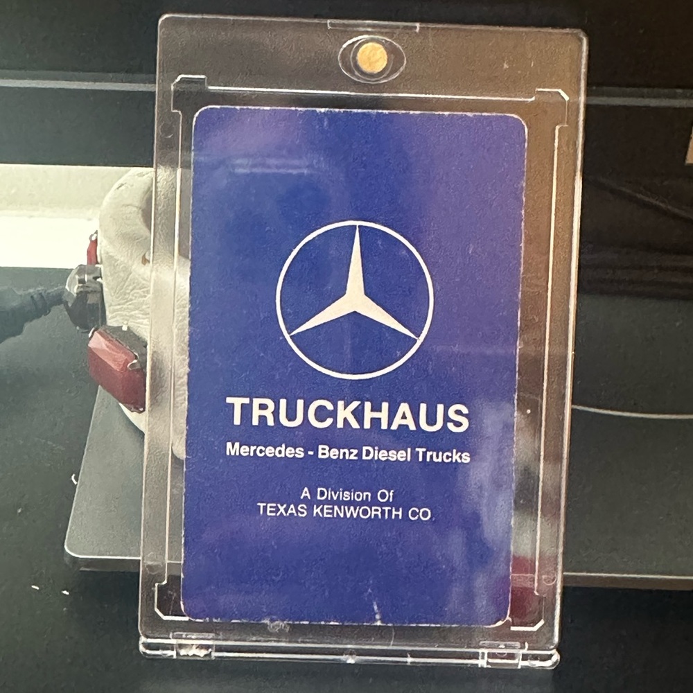 Mercedes Benz Truckhaus  playing card